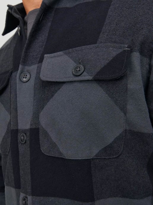 Produkt Dean Check Overshirt Gris - Image 4