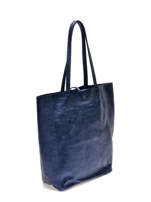Carla Ferreri SS22 CF 8069 Blue Leather Bag - Image 2