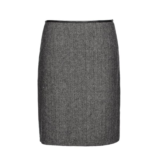 Short wool skirt and leather bias - Image 4