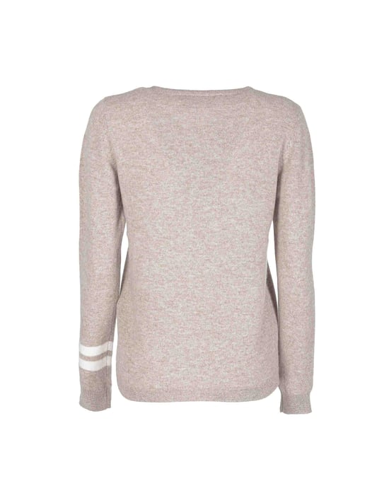 Crown Of Edinburgh Cashmere Crew Neck Sweater Stockbridge Camel M