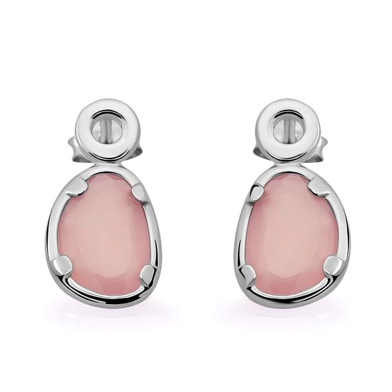 Orphelia 'Rivera' Women's 925 Sterling Silver Set: Necklace + Earrings - Silver SET-7480/PC - Image 3