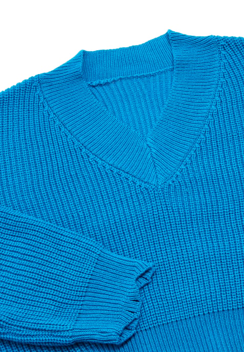 Mymo sweater women turquoise - Image 3