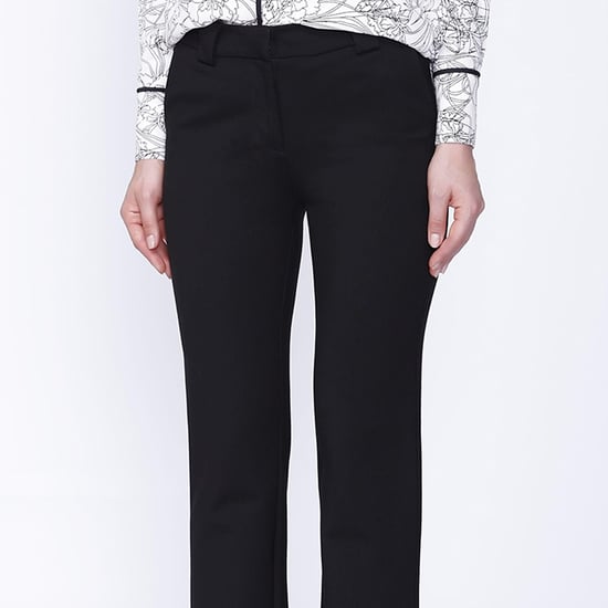 Straight pants in thick jersey - Image 5