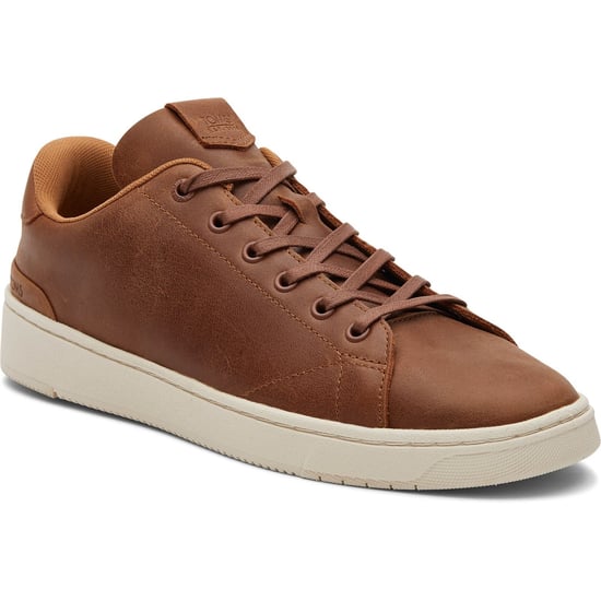 TOMS TRVL Lite 2.0 Leather Men's Tan Trainers - Image 1