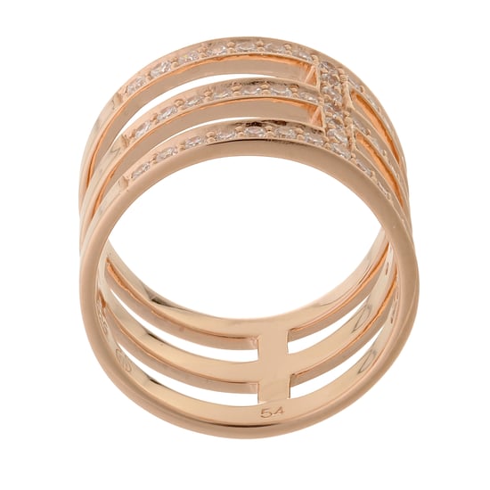 Orphelia Women's 925 Sterling Silver Ring - Rose ZR-7125/RG - Image 3
