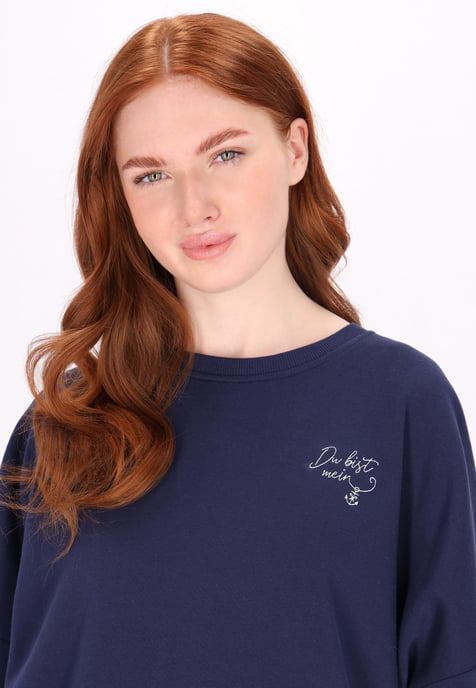 Dreimaster Sweatshirt women marine - Image 5