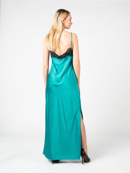 Pinko Vestido Arneis de mujer verde - Image 4