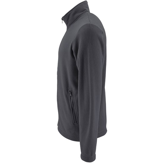 SOLS Mens Norman Fleece Jacket (Charcoal) - Image 3