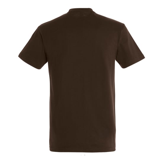 SOLS Mens Imperial Heavyweight Short Sleeve T-Shirt (Chocolate) - Image 2