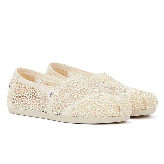 Toms Apargata Crochet Natural  Espadrilles Women's Beige Sandal - Image 1