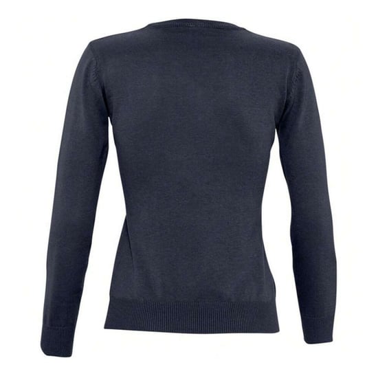 SOLS Womens/Ladies Galaxy V Neck Sweatshirt (Navy) - Image 2
