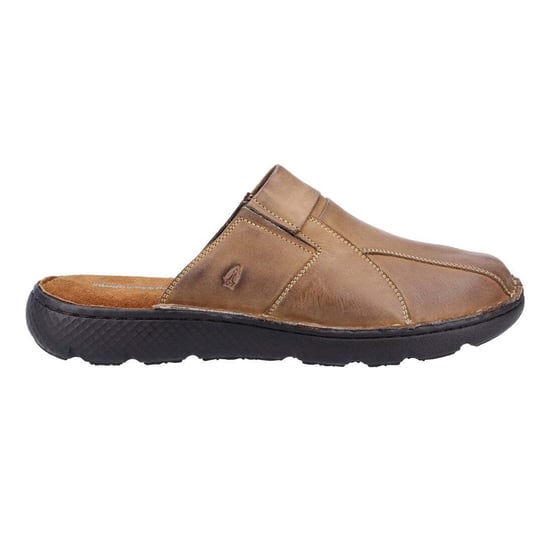 Hush Puppies Mens Carson Leather Mules (Olive) - Image 2