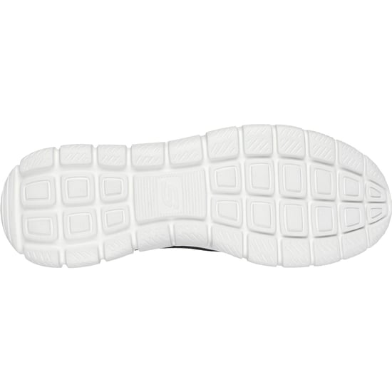 Skechers Track Glendor Polyester Men's Navy/Lime Trainers - Image 2