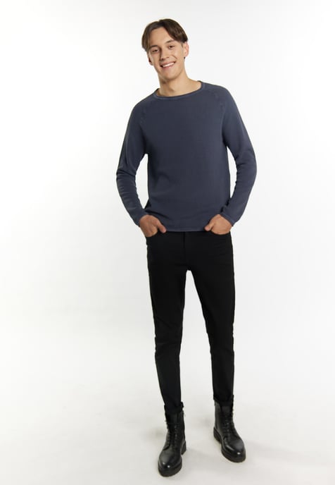 Mo Knitted pullover Men marine - Image 2