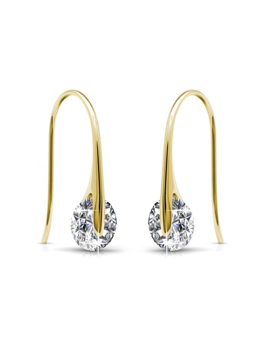Pendientes con clase - Oro y cristal - Image 3