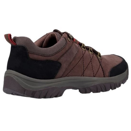 Cotswold Mens Toddington Lace Up Nubuck Leather Shoe (Brown) - Image 2