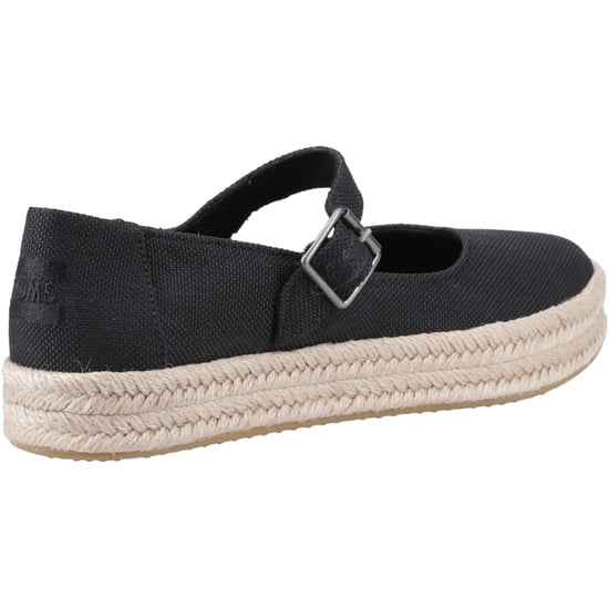 TOMS Carolina Mary Jane Polyester Women's Black Espadrilles - Image 2
