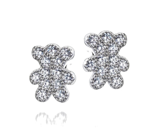 Orphelia 'Rosabel' Child's 925 Sterling Silver Stud Earrings - Silver ZO-7352 - Image 1