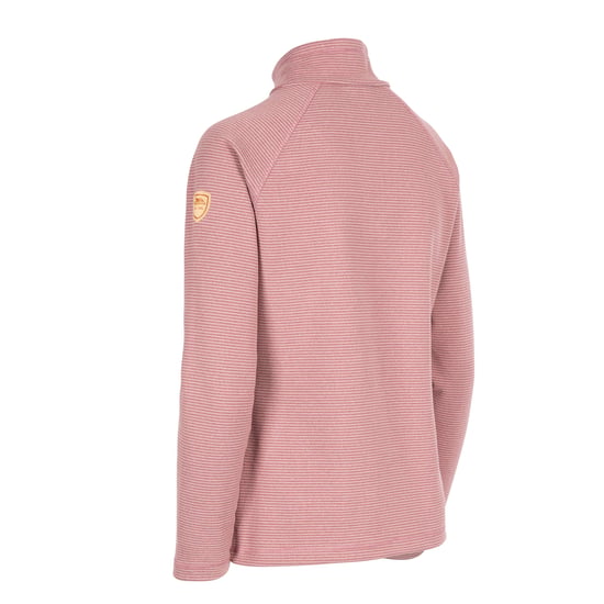 Trespass Womens/Ladies Olga Leather Fleece Top (Rose Blush Marl)