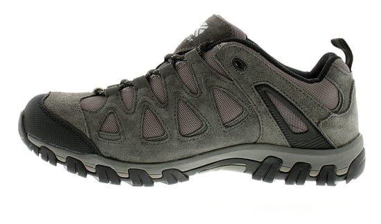 Karrimor Supa 5 Mens Suede Walking Shoes Grey/Brown/Black - Image 3