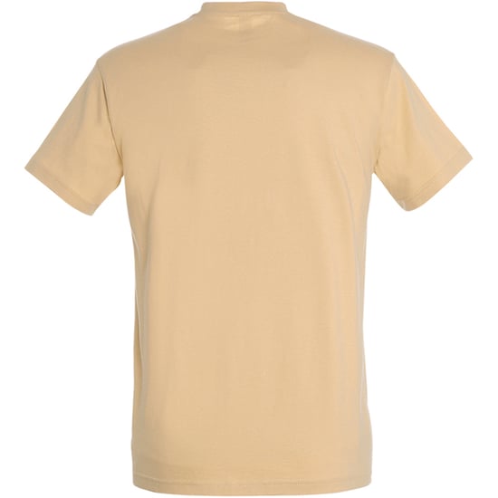 SOLS Mens Imperial Heavyweight Short Sleeve T-Shirt (Sand) - Image 2