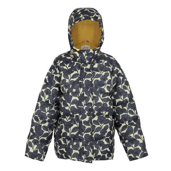 Regatta Womens/Ladies Orla Kiely Birdy Quilted Oversized Jacket (Grey) - Image 1