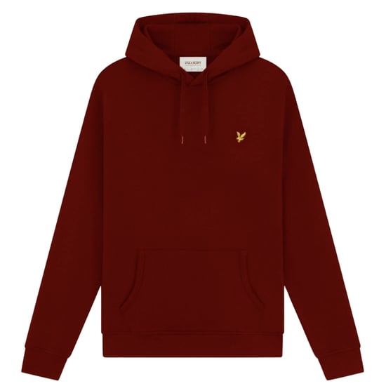Lyle & Scott Branded Gala sudadera con capucha roja - Image 1