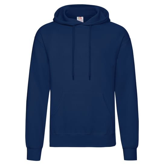 Fruit Of The Loom Mens Hooded Sweatshirt / Hoodie (Navy) - Image 1