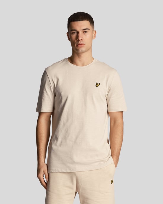 Camiseta Gruesa de Punto Lyle & Scott para Hombre en Beige - Image 3
