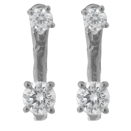 Orphelia 'Lykke' Women's 925 Sterling Silver Drop Earrings - Silver ZO-7128