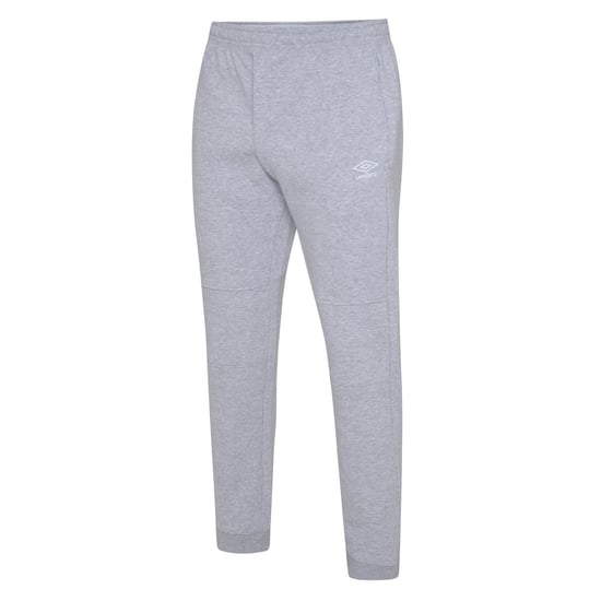 Umbro Mens Club Leisure Jogging Bottoms (Grey Marl/White) - Image 1