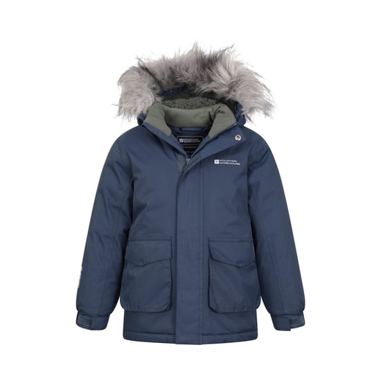 Mountain Warehouse Childrens/Kids Ranger Logo Water Resistant Jacket (Blue) - Image 3