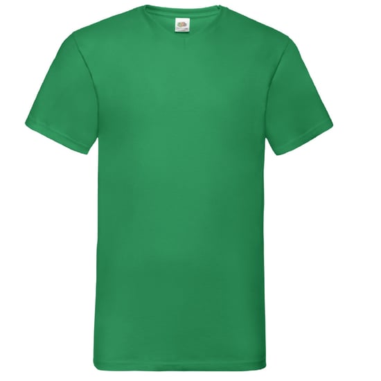 Fruit Of The Loom Mens Valueweight V-Neck, Short Sleeve T-Shirt (Kelly Green) - Image 1