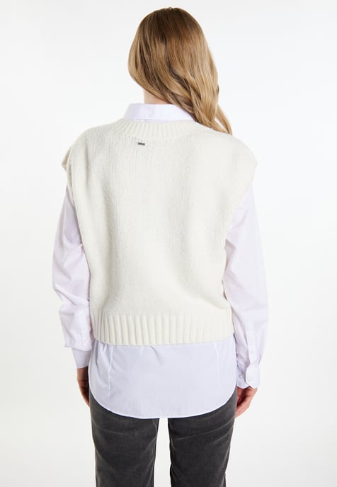 Dreimaster Slipover women off-white - Image 4