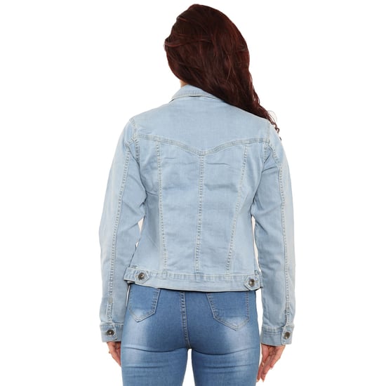 Chaqueta vaquera elástica Enzo para mujer - Image 3
