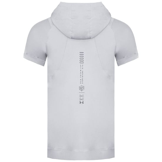 Under Armour Run Anywhere Mens Off White Hooded T-Shirt