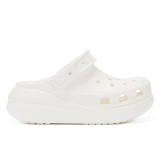 Crocs Classic Crush Clog Women's White Sandals - Image 4