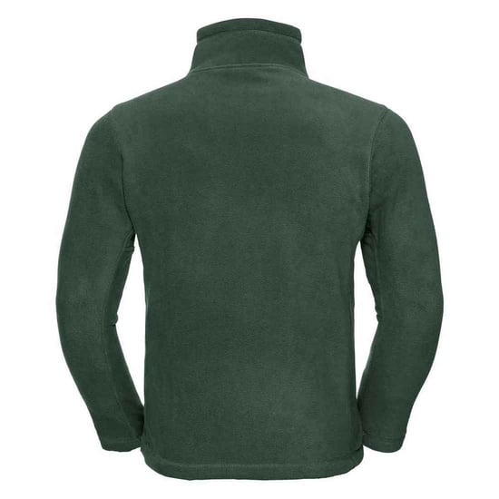 Russell Mens Quarter Zip Outdoor Fleece Top (Bottle Green) - Image 2