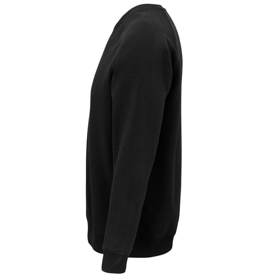 SOLS Unisex Adult Space Organic Raglan Sweatshirt (Black)