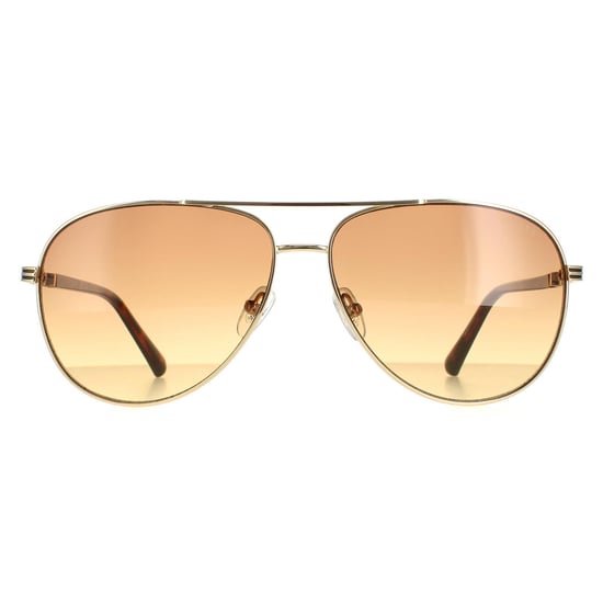 Guess Aviator Mens Gold Brown Gradient GU00043