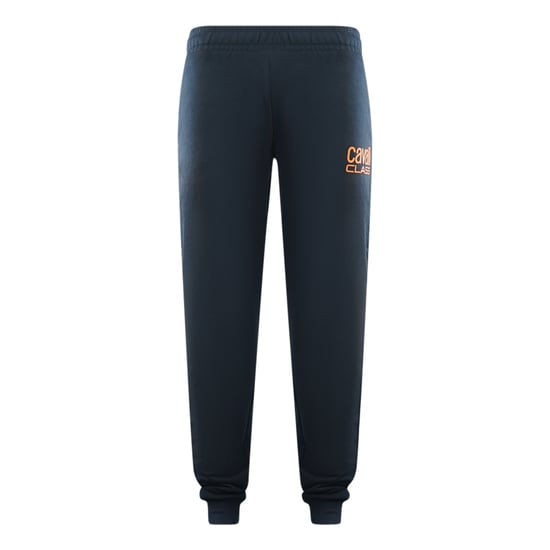 Pantalones de chándal azul marino con logo bold de Cavalli Class - Image 1
