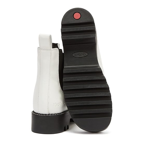 Patadas Kizziie Chelz Botas blancas para mujer - Image 4