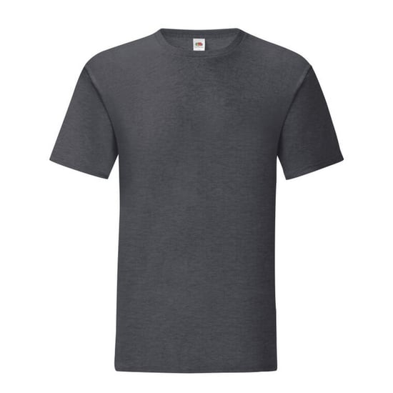 Fruit Of The Loom Mens Iconic 150 T-Shirt (Dark Heather) - Image 1