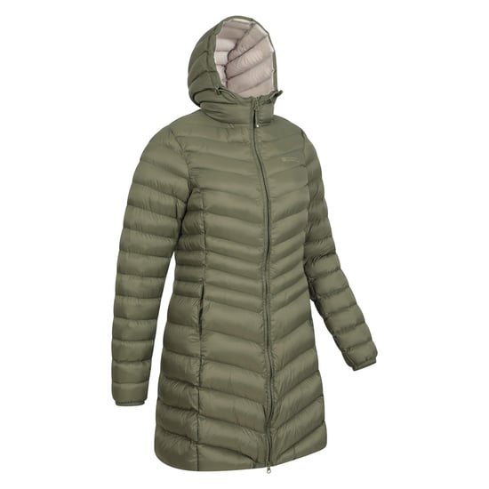 Mountain Warehouse Womens/Ladies Florence Long Padded Jacket (Khaki) - Image 6