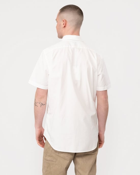 Paul Smith Mens Tailored Fit Short Sleeve Zebra Badge Shirt