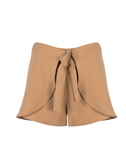 Armani Exchange Shorts Mujer Beige - Image 1