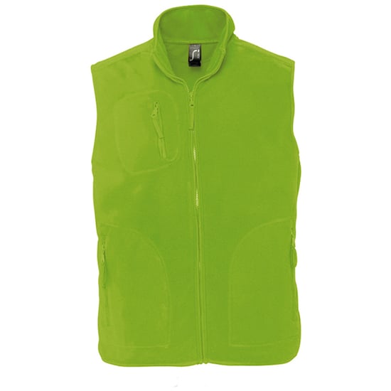SOLS Norway Unisex Anti-Pill Fleece Bodywarmer / Gilet (Lime) - Image 1