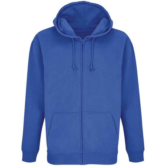 SOLS Unisex Adult Carter Full Zip Hoodie (Royal Blue) - Image 1