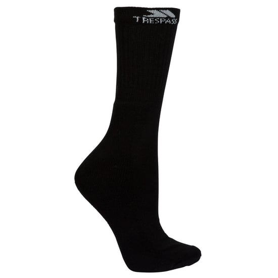 Trespass Mens Jackbarrow Trekking Socks (Pack Of 3) (Carbon Melange/Stone Melange/Black) - Image 4