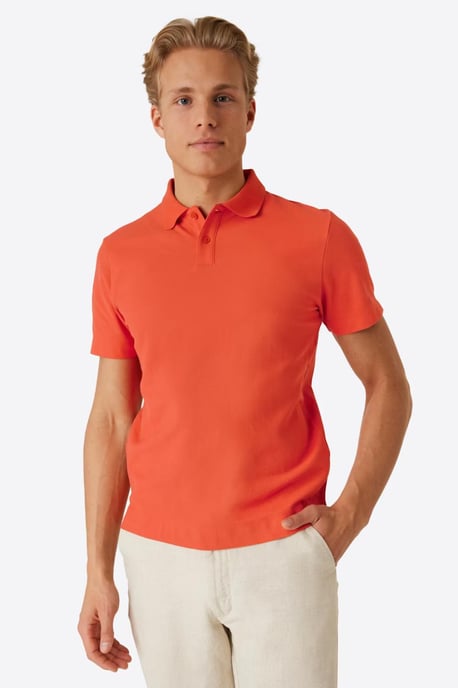 Cotton Pique Polo Shirt - Image 1